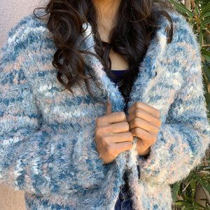 Hand Knitted Boucle Cardi